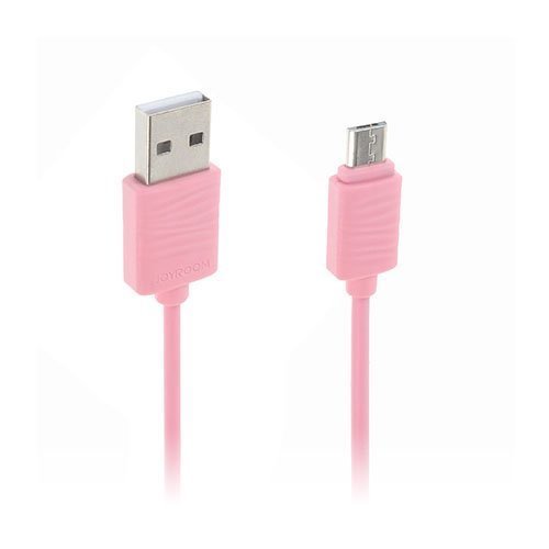 Joyroom Jr-S118 1.0m Mikro Usb Latauskaapeli Pinkki