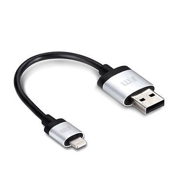 Just Mobile AluCable Mini Deluxe USB- / Lightning-kaapeli iPhone iPad iPod