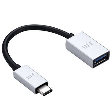Just Mobile AluCable USB 3.1 C-Tyyppi / USB A-Tyyppi Sovitin