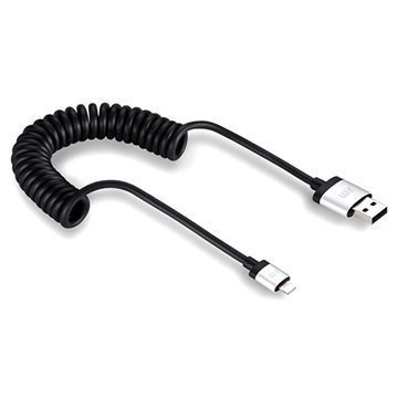 Just Mobile AluCable USB- / Lightning-Kierrekaapeli iPhone iPad iPod