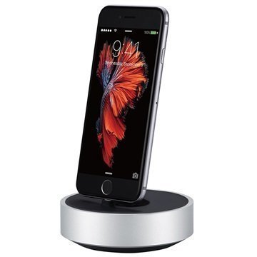 Just Mobile Hoverdock Lightning Latausteline iPhone Musta / Hopea