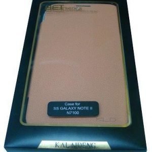 KLD Flip kansi Bei Samsung N7100 Note 2 orange Alkuperäinen
