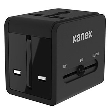 Kanex International Virta-Adapteri EU Australia UK USA