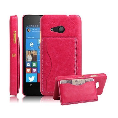 Kangaroo Microsoft Lumia 550 Kova Kotelo Standillä Pinkki