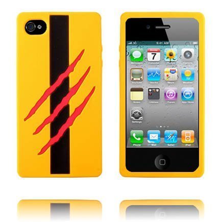 Kill Bill Keltainen Iphone 4 / 4s Silikonikuori