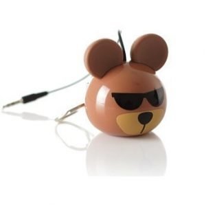 Kitsound Mini Buddy Original Speaker Bear Brown EOL