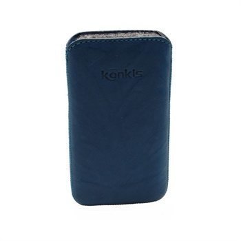 Konkis Leather Case iPhone 4 / 4S HTC Desire S Nokia Asha 303 Washed Blue