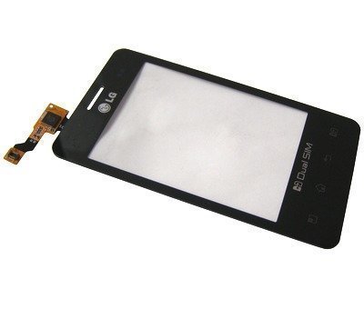 Kosketuspaneeli LG E405 Dual SIM Optimus L3 musta