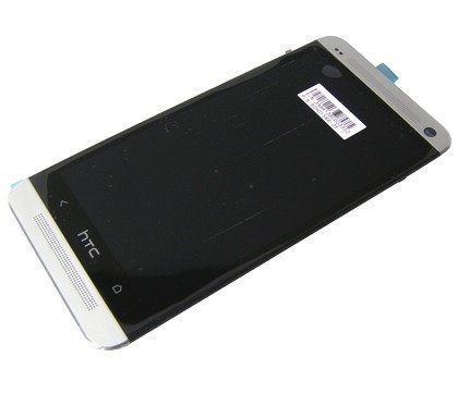 Kosketuspaneeli with lcd Näyttö HTC One M7 valkoinen Alkuperäinen
