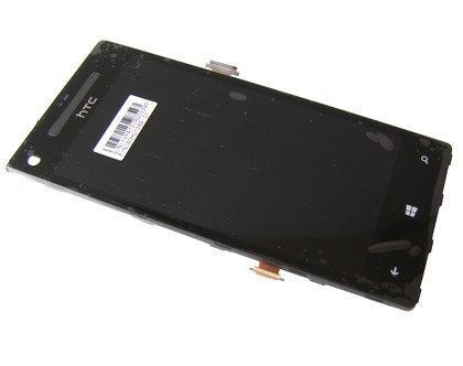 Kosketuspaneeli with lcd Näyttö HTC Windows Phone 8X C620e musta Alkuperäinen