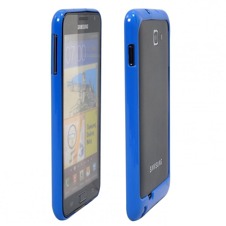 Kova Suojakehys Sininen Samsung Galaxy Note Bumper