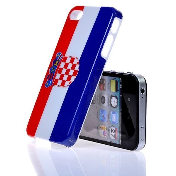Kroatian Lippu Iphone 4s Suojakuori
