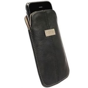 Krusell Luna Mobile Pouch L (116x62x12 mm) Black / Sand