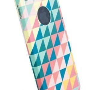 Krusell PrintCover Green Triangle for iPhone 5 & 5s