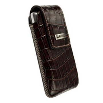 Krusell Vinga Croco Pouch Brown