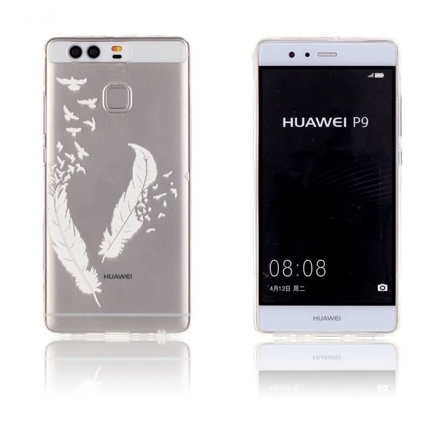 Krøyer Suojaava Tpu Kuori Huawei P9 Puhelimelle Sulka Kuvio