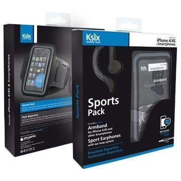 Ksix BXPACKSPI Sports Pack Sporttipakkaus L Musta