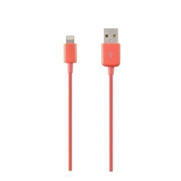 Ksix Lightning / USB -Kaapeli iPhone 6S Plus iPhone 6 / 6S iPad Pro Punainen