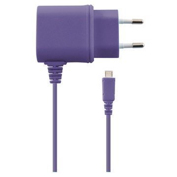 Ksix Micro USB-laturi Purppura