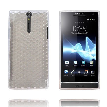 Kuutiot Kirkas Sony Xperia S Silikonikuori