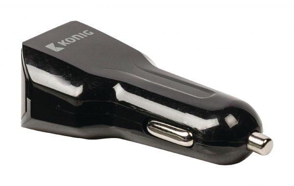 König Usb Autolaturi 12-24 V 2-Osainen