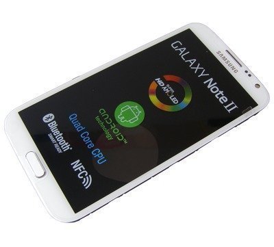 LCD-näyttö + kosketuspaneeli Samsung Galaxy Note 2 LTE N7105 Valkoinen