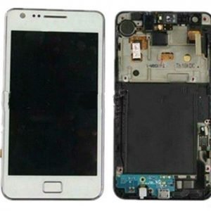 LCD-näyttö + kosketuspaneeli Samsung Galaxy S2 GT-i9100 Valkoinen