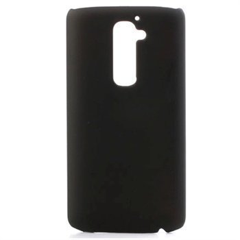LG G2 Kumipintainen Napsautuskotelo Musta