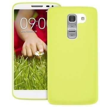 LG G2 Mini G2 Mini LTE Puro 0.3 Ultra Slim Silikonikotelo Limenvihreä