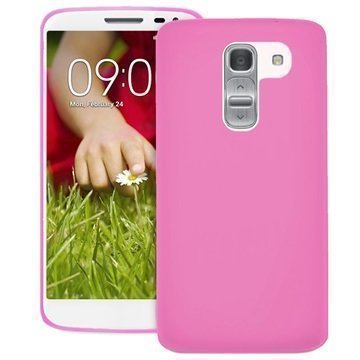 LG G2 Mini G2 Mini LTE Puro 0.3 Ultra Slim Silikonikotelo Pinkki