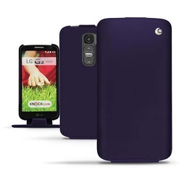 LG G2 Mini Noreve Tradition Läpällinen Nahkakotelo Koboltti