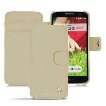 LG G2 mini Noreve Tradition B Wallet Nahkakotelo Beige