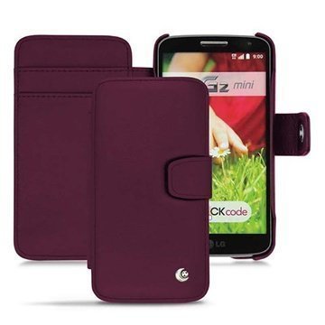 LG G2 mini Noreve Tradition B Wallet Nahkakotelo Lie de Vin