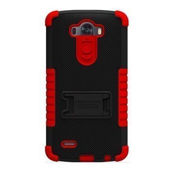 LG G3 Beyond Cell Tri Shield Case Black / Red