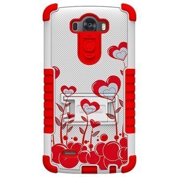 LG G3 Beyond Cell Tri Shield Design Hybridi Suojakuori True Heart