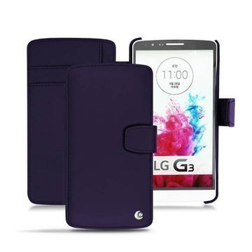 LG G3 Noreve Tradition B Lompakkomallinen Nahkakotelo Koboltinsininen