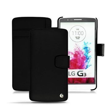 LG G3 Noreve Tradition B Wallet Leather Case Ebony