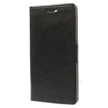 LG G3 S Slim Wallet Nahkakotelo Musta