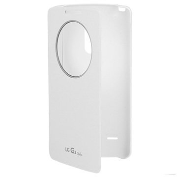 LG G3 Stylus Quick Circle Läppäkuori CCF-440GÂ - Valkoinen