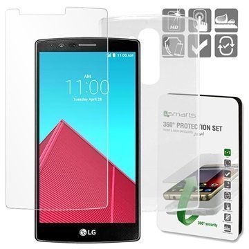 LG G4 4smarts 360 Suojaussetti Läpinäkyvä