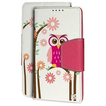 LG G4 Beyond Cell Infolio Design Lompakkokotelo Daisy Owl