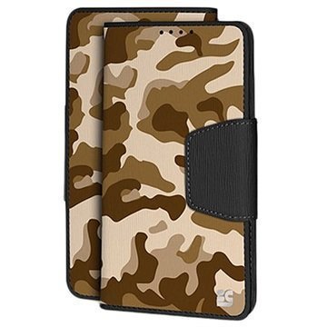 LG G4 Beyond Cell Infolio Design Nahkainen Kotelo Desert Camouflage