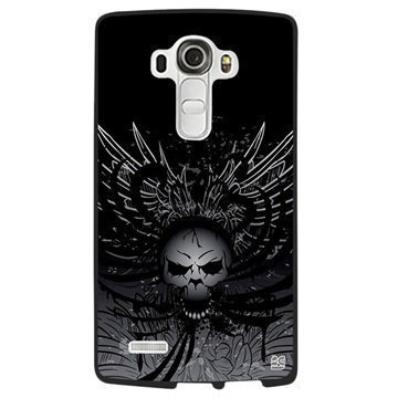 LG G4 Beyond Cell Protex Design Kova Suojakuori Wing Skull