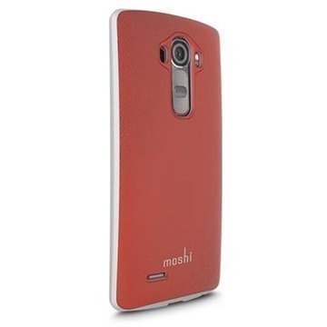 LG G4 Moshi iGlaze Napa Kotelo Punainen