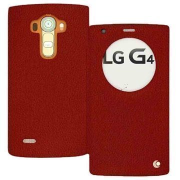 LG G4 Noreve Tradition D Flip Leather Case Ambition TomateÂ