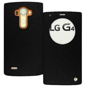 LG G4 Noreve Tradition D Läpällinen Nahkakotelo Ambition Eebenpuu