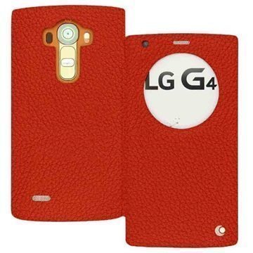 LG G4 Noreve Tradition D Läpällinen Nahkakotelo Ambition Tomaatti