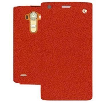 LG G4 Noreve Tradition Flip Leather Case Ambition Papaye