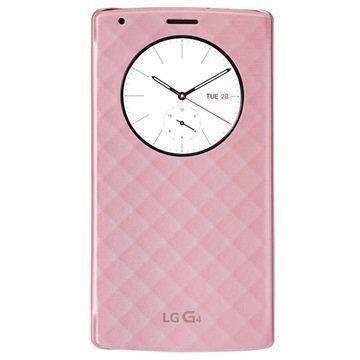 LG G4 Quick Circle Langaton Lataus Läppäkuori CFR-100 Pinkki