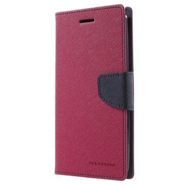 LG G4 Stylus Mercury Goospery Fancy Diary Lompakkokotelo Kuuma Pinkki / Sininen